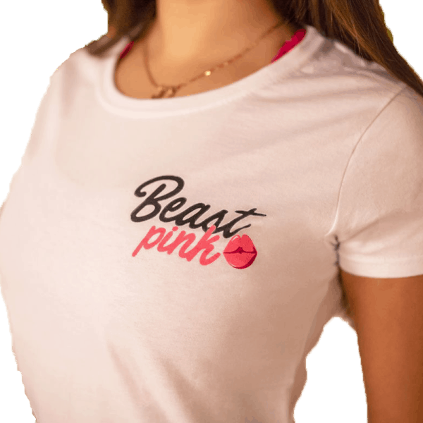 BeastPink Women’s T-shirt Beastpink White