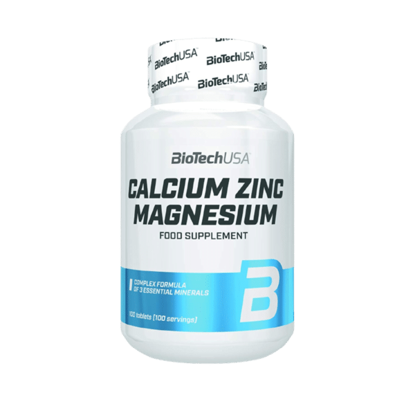 BioTechUSA- Calcium Zinc Magnesium – 100 tablets